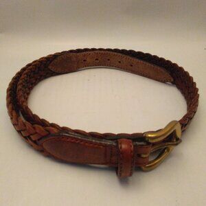 Vintage Eddie Bauer woven leather belt